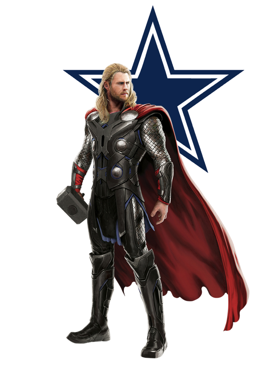 Dallas Cowboys Thor Logo vinyl decal